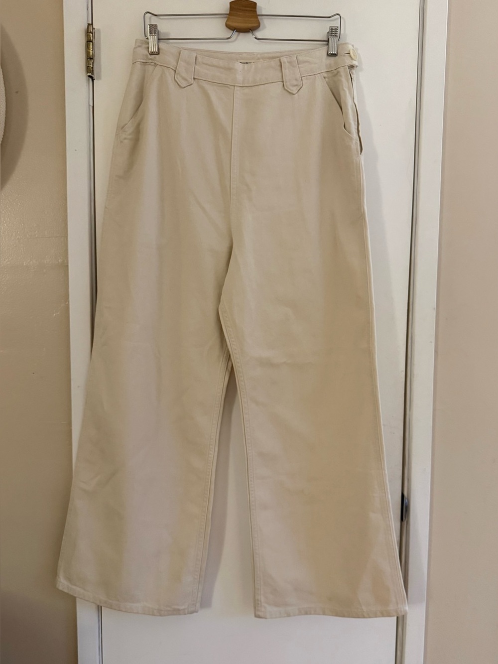 Rudy Jude Sailor Pant in Ecru - Picture 2 of 5